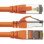 Pearstone Cat 7 Double-shielded Ethernet Patch Cable (50', Orange)