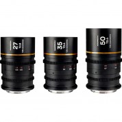 Venus Optics Laowa Nanomorph S35 Anamorphic Prime 3-lens Bundle (sony E, Amber Flare)