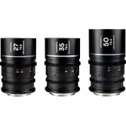 Venus Optics Laowa Nanomorph S35 Anamorphic Prime 3-lens Bundle (sony E, Silver Flare)