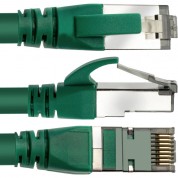 Pearstone Cat 7 Double-shielded Ethernet Patch Cable (25', Green)