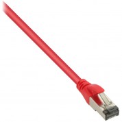 Pearstone Cat 7 Double-shielded Ethernet Patch Cable (50', Red)