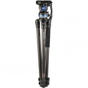 Benro C373f Carbon Fiber Single-tube Tripod With S8pro Fluid Video Head