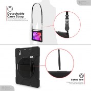 Cta Digital Protective Case With Hand Grip And Kickstand For Ipad Mini Gen 6