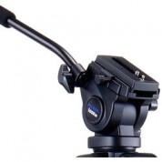 Acebil I-605dx Aluminum Tripod System With Rmc-p3pl Zoom Control Pan Bar