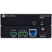 Atlona 4k/uhd Hdmi Over Hdbaset Receiver With Control And Poe (70m)