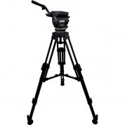 Cartoni Focus 22 Head Bb With Telescopic Pan Bar, Hd 2-stage Al Tripod, Mls, Rubber Feet & Soft Case (100mm)