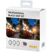 Nisi 95mm Professional Black Mist 1/2, 1/4, And 1/8 Filter Kit With Case