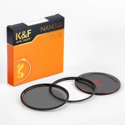 K&f Concept Nano-x Magnetic Cpl Filter With Adapter Ring & Lens Cap (49mm)