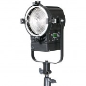 Litepanels Studio X2 Tungsten Led Fresnel Light (pole-operated Yoke, Us Power Cable)