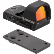 Browe Bmr Micro Reflex Red Dot Sight (docter, Smith & Wesson Dovetail Adapter, Side-load Battery)