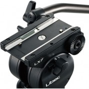 Libec Lx7 M Tripod With Pan And Tilt Fluid Head And Mid-level Spreader