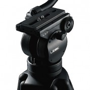 Libec Lx7 M Tripod With Pan And Tilt Fluid Head And Mid-level Spreader