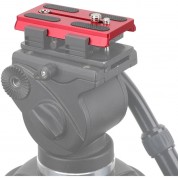 Camvate Manfrotto Camera Quick Release Plate (red)