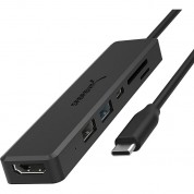 Sabrent 2-port Usb 3.1 Gen 1 Hub With Hdmi Port, Power Delivery, And Card Readers