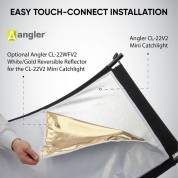 Angler White/soft Gold Fabric For Mini Catchlight V2