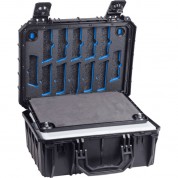 Seahorse 630fp4 4 Pistol Range Case With Hinged Trays (custom Foam, Black)