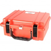 Seahorse 300fp1 Single Pistol Case With Plastic Keyed Locks (foam, International Orange)