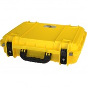 Seahorse 710cc Computer Case With Metal Keyed Locks (without Foam, Safety Yellow)