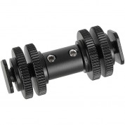 Camvate Double-ended Cold Shoe Adapter With Lock Nuts