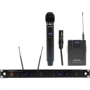 Audix Ap62 C55 R62 Dual-channel True Diversity Receiver With B60 Bodypack, L5 Lavalier Mic, And H60 Vx5 Handheld Microphone Transmitter (522 To 586 Mhz)