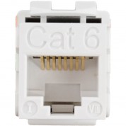 Simply45 Cat6 90° Unshielded Keystone Jack (white)