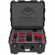 Foama Studio Case For Red V-raptor (black Insert)