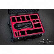 Jason Cases Hard Case With Custom Foam For Blackmagic Design Ursa Camera (red Overlay)