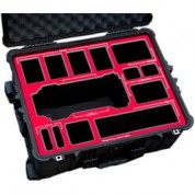 Jason Cases Hard Case With Custom Foam For Blackmagic Design Ursa Camera (red Overlay)