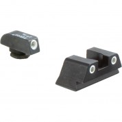 Trijicon Bright & Tough Night Sight For Glock Small Frame (green Front, Orange Rear Lamps) (white Outline Front And Rear)