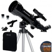 Celestron Travel Scope 70mm F/5.7 Az Refractor Telescope Kit