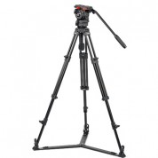 Sachtler 0371a Tripod System With Fsb 4 Fluid Head, Aluminum Legs & Ground Spreader