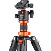 K&f Concept Sa254m2 Dslr Camera Aluminum Tripod With Monopod And Ball Head Kit