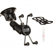 Ram Mounts Twist Lock Suction Cup Mount With Universal X-grip Iv Holder For Large Phones/phablets