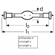 Osram Hmi575wdxs Metal Halide Double-ended Lamp (575w/95v/6000k)
