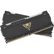 Patriot 16gb Viper Steel Rgb Ddr4 3200 Mhz Udimm Memory Kit (2 X 8gb)