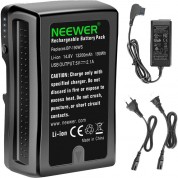 Neewer Bp-190ws 190wh V-mount Battery With D-tap Charger