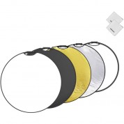 Neewer 5-in-1 Portable Collapsible Round Multi-disc Reflector (31.5