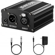 Neewer 48v Phantom Power Supply With 3-pin Xlr Audio Cable