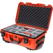 Nanuk 935 Wheeled Hard Case With Padded Dividers (orange, 28.5l)