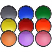 Neewer 58mm Full Color Lens Filter Kit (9-pack)