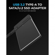 Sabrent Usb-a 3.2 Gen 2 To U.2 / Sata Adapter Cable