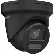 Hikvision Colorvu Ds-2cd2387g2-lu 8mp Outdoor Network Turret Camera With Dual Spotlights & 2.8mm Lens (black)