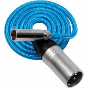 Kondor Blue Mini-xlr To Xlr Camera Cable For Bmpcc 6k Pro & Canon C70 (kondor Blue, 3')