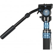 Sirui P-424fl 4-section Carbon Fiber Monopod With Vh-10 Video Head