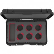 Foama N945 Case For Set Of Six Leica R Lenses (black And Red Insert)