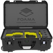 Foama Carry-on Case For Red V-raptor (yellow Insert)