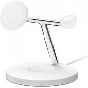 Belkin Boost Charge Pro 3-in-1 15w Magsafe Wireless Charging Stand (white)