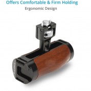 Proaim Snaprig Wood Mini Side Handle (male Arri Anti-twist Accessory Mount)