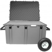 Portabrace Trunk-style Hard Case With Off-road Wheels With Foam (platinum)