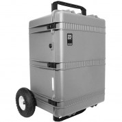 Portabrace Trunk-style Hard Case With Off-road Wheels With Foam (platinum)